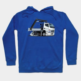 Cartoon Lkw Truck with Crane Hoodie